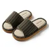 Pantuflas de Lino para Hombre, Pantuflas Silenciosas de Algodón y Lino para Interiores de Primavera y Otoño para Uso en Casa, Pantuflas de Algodón y Lino para Mujer de Cuatro Estaciones, Nuevos Modelos de Otoño e Invierno
