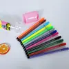 Set de 12 Bolígrafos Acuarela Lavables para Niños, Set Creativo de Pinceles Multicolores para Pintura Artística DIY de Estudiantes, Graffiti