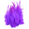 Venta Directa de Fábrica de Puntas de Plumas Blancas Cortas Materiales para Manualidades DIY Accesorios para Atrapasueños Juguetes para Mascotas Palo Atrapagatos Decoraciones