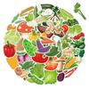 Frutas e vegetais adesivos coleção bebidas leite chá adesivos conta mão diy decoração telefone celular guitarra bagagem carrocar adesivos