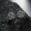 Brincos Cruzados Florais Retro Transfronteiriços para Homens, Brincos Versáteis da Moda e Tendência de Personalidade de Nicho para Mulheres, Brincos de Alta Qualidade