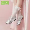 Zapatos de Princesa Snuffy para Niñas Zapatos de Cuero para Niños Otoño 2026 Nueva Moda Elegantes Zapatos para Niñas con Suela Suave