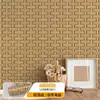 Fábrica de Origen Patrón Vintage Grano de Madera Pared Fondo del Hogar Papel Tapiz Autoadhesivo Pegatinas de Pared Papel Tapiz Decorativo para Renovación