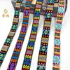 Cinta Jacquard Nueva Encaje Étnico 3CM de Ancho Patrón de Diamante Tótem Accesorios de Decoración para Ropa Zapatos Bolsos Venta al por Mayor