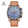 Reloj Transfronterizo Marca Ochstin Seis Manecillas Segundero en Funcionamiento Deportivo de Cuarzo para Hombre Resistente al Agua Luminoso No Mecánico
