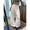 Pantalones de chándal rectos, de color liso, corte relajado, holgados, de cintura alta, largos hasta el suelo, versátiles para el uso diario, con buena caída, pantalones largos para mujer