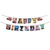 Decoración de Fiesta de Cumpleaños Infantil Tema Coches Plato de Papel Servilleta Vaso de Papel Mantel Mantel Individual Desechable Set