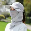 Chapéu de Proteção Solar, Máscara de Proteção Facial de Verão, Máscara de Proteção contra Vento e Areia, Repelente de Mosquitos, Véu Anti-Catnip, Fabricante de Chapéu de Sol de Rosto Inteiro