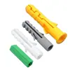 Peixe Amarelo Pequeno Tubo de Expansão de Plástico Plugue de Expansão de Borracha de Nylon Tubo de Expansão de PP Branco Plugue de Expansão de Borracha Partícula de Expansão de Borracha M6