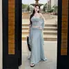 Conjunto de Tres Piezas para Verano con Top de Tubo Plisado Anudado + Cárdigan Protector Solar + Falda, Estilo Francés Suave y Relajado