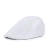 Chapéu boina de rede respirável para todas as estações, para meia-idade e idosos, boné masculino, primavera e outono, rede, uso externo, boné avançado