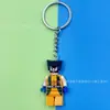 Chaveiro Bloco de Montar Vingadores Transfronteiriço Chaveiro Anel do Homem-Aranha Homem de Ferro Flash Compatível com Lego