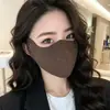 Nueva Mascarilla con Estampado de Leopardo Doble Capa Elástica Cálida Otoño e Invierno Forrada de Polar Transpirable para Adultos Protectora Resistente al Viento y al Polvo Mascarilla Mascarilla