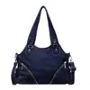 Bolsa de Denim Lavado da Moda Estilo Coreano Versátil de Alta Qualidade 2026 Novo Modelo Bolsa Transversal para o Dia a Dia