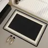 Estilo Minimalista Diatomeas Barro Alfombrilla de Piso Absorbente de Agua para Baño Alfombrilla Antideslizante para Pies Resistente a la Suciedad Fácil de Limpiar Alfombra para Entrada de Baño Ducha