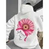 Sudadera con capucha transfronteriza Exportación Moda masculina Patrón de flores grandes Deseo Amazon Temu Uno