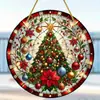 Novos ornamentos pendentes planos 2D de acrílico transfronteiriços
