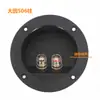 Caja de Terminales para Múltiples Altavoces Agujero de 76 mm Borne Terminal DIY Altavoz con Placa Terminal para Cable de Altavoz Caja Redonda Grande para Cables