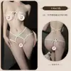 Ropa Interior Sexy Estilo Europeo y Americano de Comercio Exterior, Lencería Erótica Tallas Grandes Estilo Abstinencia, Lencería de Cuerda de Atar Cruzada F306