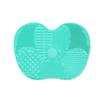 Pad de Silicone para Lavar Maçã Pad de Limpeza para Pincéis de Maquiagem Ferramenta de Limpeza de Beleza para Pincéis de Maquiagem Pad de Lavagem de Silicone com Ventosa