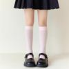 Calcetines para niños verano medias delgadas de terciopelo color caramelo lindos calcetines hasta la pantorrilla para bebé niña venta al por mayor de fábrica