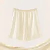 Shorts de Dormir Feminino de Renda Cetim, Calça para Casa, Tamanho Plus, Shorts de Segurança Anti-Exposição, Estilo Fino de Verão