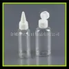 50ml frasco plano de álcool em gel frasco de aperto fácil frasco com tampa de bico hidratante frasco dispensador de cola água 50ml frasco pontiagudo