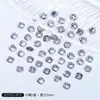 Manicure Pequeno Zircônia Branco Sapatilhas Invertidas Fundo Zircônia Joias para Manicure Mini 5A Coração Gota d'Água Marquise Zircônia Joias