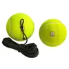 Pelota de tenis con cuerda para principiantes y personas mayores, ejercicio de tenis para un solo jugador, pelota elástica con rebote y cuerda