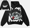 Camiseta estampada nueva de la marca Skull Tide, estilo gótico, estilo callejero, estilo Joker, de Europa y América, 2025
