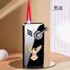 Celebridad Cibernética Rockero Cortavientos Inflable Encendedor Cinturón de Metal Cuerpo en Relief Encendedor de Cigarrillos Encendedor Regalo para Hombres