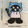 Adesivos Bordados de Gato de Desenho Animado Novos Transfronteiriços Acessórios Criativos para Roupas Fabricantes Atacado Adesivo Autoadesivo Patch Tecido Adesivos