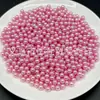 6mm Não Poroso Alto Brilho Colorido ABS Pérola Acessórios para Roupas Pérola Artificial Contas Soltas Contas Bolha de Alto Brilho Contas Coloridas Atacado