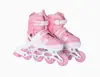 Ventas Directas de Fábrica Nuevo Juego Completo Ajustable de Patines en Línea para Niños con Bases de Colores y Patines Intercambiables Venta al por Mayor