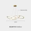 Luminária Minimalista para Sala de Jantar Luz de Luxo Arte Nota Lustre Designer Criativo Luminária de Tira Lâmpada de Linha para Mesa de Jantar Bar
