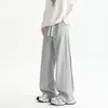 Pantalones Anchos Sueltos de Talla Extra para Hombre en Primavera y Verano con Diseño Estructural Pantalones Casuales Rectos para Personas Altas y Pantalones Deportivos Extensos