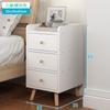 Mesa de Cabeceira Moderna Simples Pequena Prateleira de Armazenamento Simples Quarto Novo Armário de Armazenamento Trancável Cabeceira Pequena Novo Produto