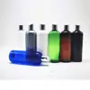 Frasco de Alumínio Anodizado 300ml com Tampa Flip-Top para Loção, Frasco Tipo Pump de Ombro Arredondado para Hidrolato, Frasco para Tônico e Óleo Essencial
