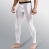 Pantalones térmicos para hombre hechos a medida con separación de pistola y bala, corte ajustado, leggings con bolsillo, estilo básico, otoño e invierno, pantalones térmicos juveniles