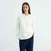Camiseta básica de manga larga Yutang "Bayer DeRong", amigable con la piel, cómoda, cálida, de cuello redondo, unisex, para otoño e invierno
