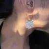 Pendientes de Gancho Metálico con Borla Estilo Francés Lujo Ligero Sentido de Alta Gama Pendientes de Aro con Sentido de Diseño Nicho Pendientes Exagerados Estilo Frío para Mujeres