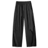 Pantalones casuales de espiga tejidos para hombre, nueva colección otoño 2026, estilo americano ligeramente anchos, holgados, diseño de pierna recta, pantalones de trabajo