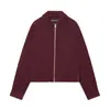 Comércio Exterior Transfronteiriço Roupas Femininas Outono 2025 Estilo Europeu e Americano Jaqueta com Zíper Uniforme de Baseball + Conjunto de Calças Casuais para Mulheres L28590