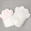 Luvas de Pelúcia Super Fofas, Exposição de Anime Bidimensional Fantasia de Animal Adereços de Cosplay, Luvas Sem Dedos Simuladas de Garra de Animal, Luvas Coloridas