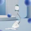 Serie Spaceman Creativa Mini Lámpara de Mesa Pequeña Luz Cálida con Clip Dormitorio Protección Ocular Lámpara de Aprendizaje Lectura Luz de Noche de Cabecera