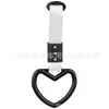 Venta caliente transfronteriza pulsera de hilo para coche anillo de tracción manual en forma de corazón de amor cinturón de remolque de pasta para barra delantera y trasera de coche universal