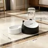 Comedero para gatos, comedero para perros, comedero para mascotas de doble uso, dispensador automático de agua, comedero antideslizante para gatos y perros