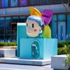 Fabricante de Esculturas de Dibujos Animados Personalizadas de Fibra de Vidrio, Figuras de Animales para Jardines Emblemáticos, Esculturas Decorativas para Fachadas de Tiendas y Centros Comerciales