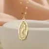 Collar para Mujer Cruz de Oriente Medio Transfronterizo Nuevo Estilo Producto de Origen Cobre Microincrustado Circonita Color Moda Joyería Lujo Ligero (Zircón de Color Aleatorio)