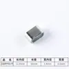 Accesorios de cordón con hebilla metálica decorativa para funda de teléfono móvil Hebilla ajustable con cordón Hebilla de cuerda con baño de aleación de zinc